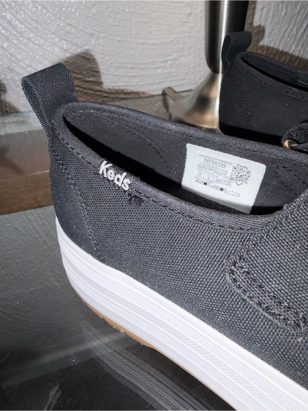 NEW Keds black canvas Maryjane platform sneakers size 6.5 - Picture 16 of 16